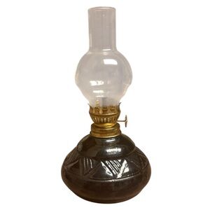 Handmade, Artist Signed, Studio Pottery Oil Lamp